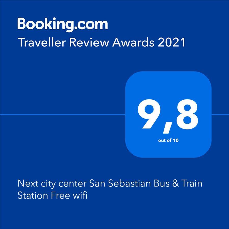 Next City Center San Sebastian Bus & Train Station Free Wifi San Sebastián Exterior foto